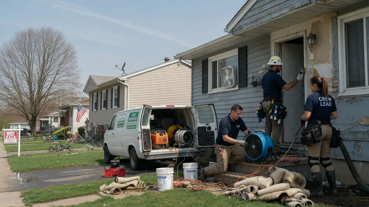 Flood Cleanup in Saint Marys, OH near me