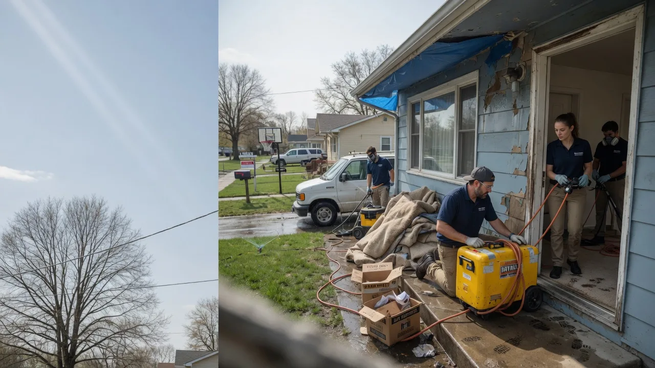 Basement Flood Cleanup in Saint Marys, OH near me